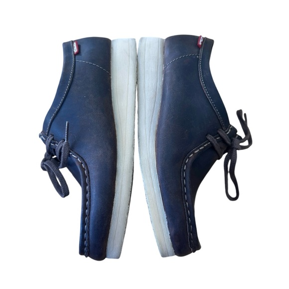 Clarks Brown Leather Women’s Wallabies Size 7M - Picture 3 of 7